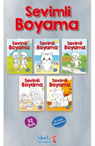 Sevimli Boyama 5 Çeşit 25’li Paket