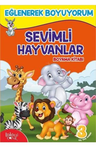 Sevimli Hayvanlar Boyama Kitabı