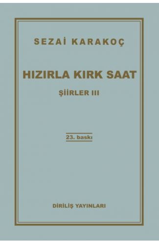 Şiirler 3 - Hızırla Kırk Saat