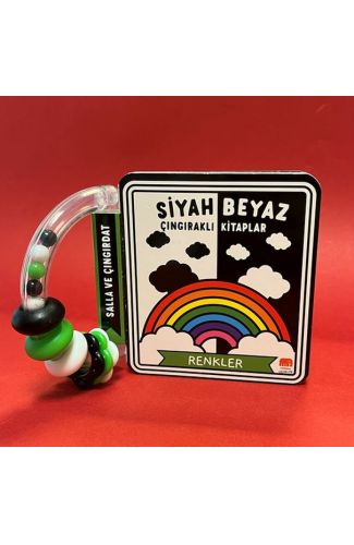 Siyah Beyaz Çıngıraklı Kitaplar Renkler
