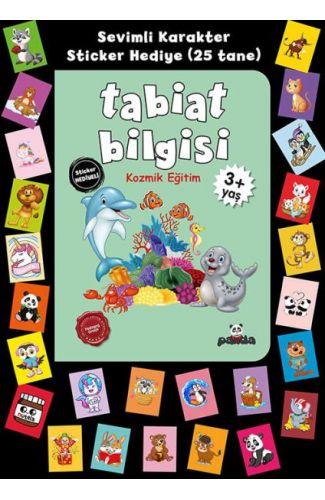 Stickerlı 3+ Yaş Tabiat Bilgisi (Kozmik Eğitim)