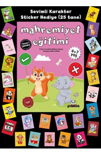 Stickerlı 4+7 Yaş Mahremiyet Eğitimi