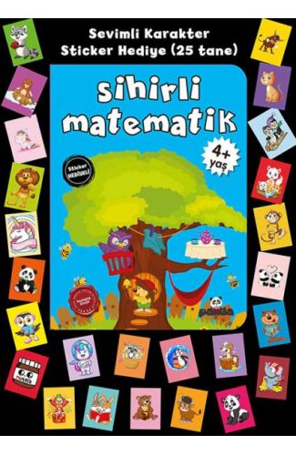 Stickerlı 4+ Yaş Sihirli Matematik