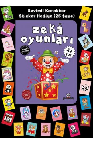 Stickerlı 4+ Yaş Zekâ Oyunları