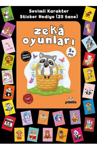 Stickerlı 5+ Yaş Zekâ Oyunları