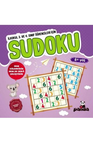 Sudoku 8+ Yaş - İlkokul 3. ve 4. Sınıf Öğrencileri İçin