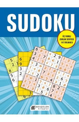 Sudoku – Üç Farklı Zorluk Seviyesi 147 Bulmaca
