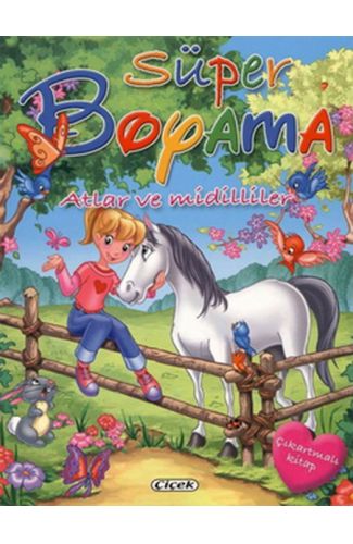 Süper Boyama  Atlar Ve Midilliler