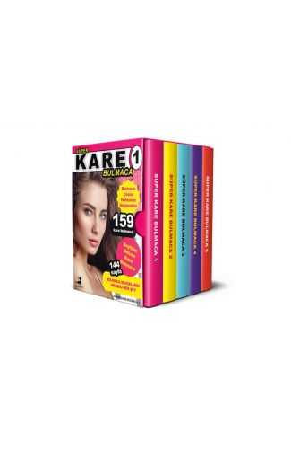 Süper Kare Bulmaca 5 Kitap – Kutulu Set