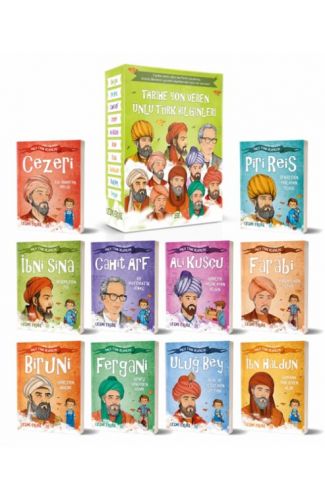 Tarihe Yön Veren Ünlü Türk Bilginleri Serisi (Kutulu 10 Kitap Takım)