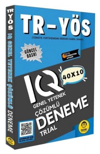 Tasarı 2025 TR YÖS IQ 40X10 Çözümlü Deneme