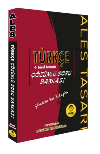 Tasarı ALES Türkçe Sözel Yetenek Soru Bankası Çözümlü