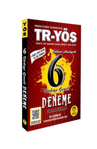 Tasarı Tr-Yös 6 Türkiye Geneli Deneme-Son Format