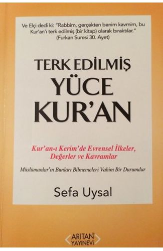Terk Edilmiş Yüce Kur'an