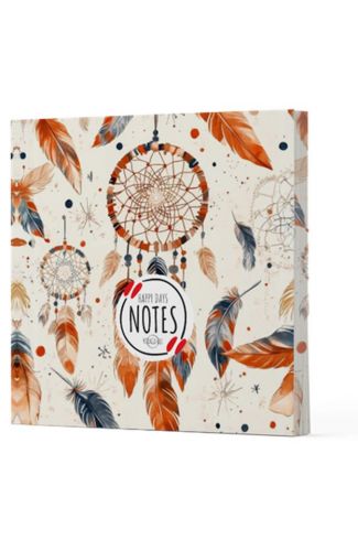 Tüy 5 - Çizgisiz Yan Boyamalı Defter