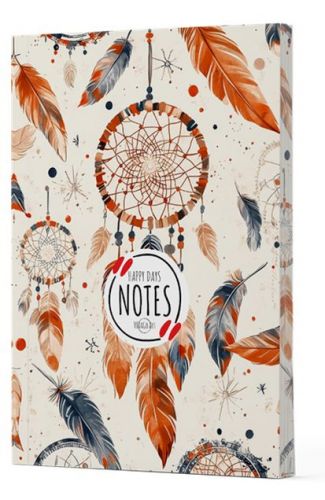 Tüy 5 - Yan Boyamalı Çizgili Defter