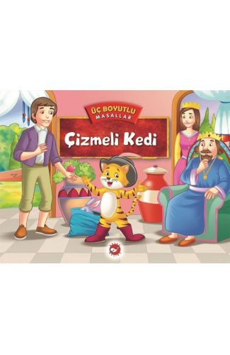 Üç Boyutlu Masallar - Çizmeli Kedi (Ciltli)
