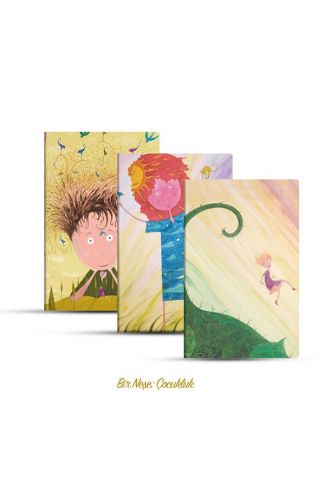 Üçlü Çizgili Defter Seti: Bir Neşe: Çocukluk