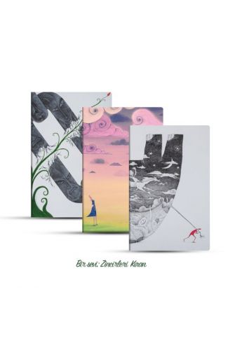 Üçlü Çizgisiz Defter Seti: Bir Sevi: Zincirleri Kıran