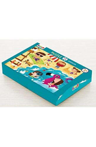 Yer Puzzle-24 Parça Puzzle - Kumsalda