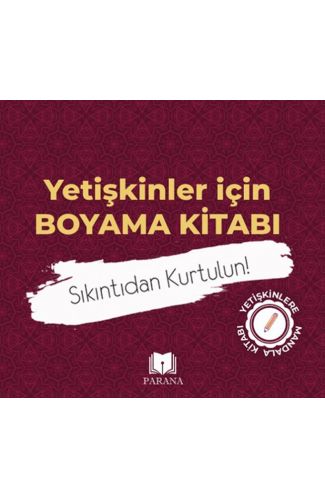Yetişkinler İçin Boyama Kitabı-Mandala