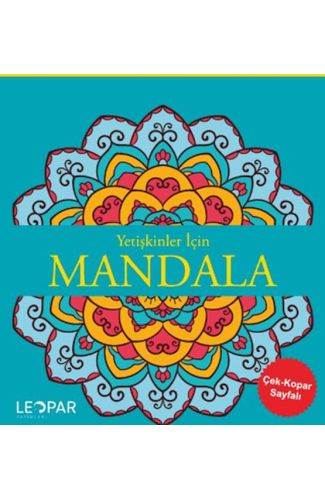 Yetişkinler İçin Mandala - Mavi