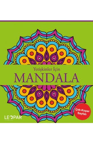 Yetişkinler İçin Mandala - Yeşil
