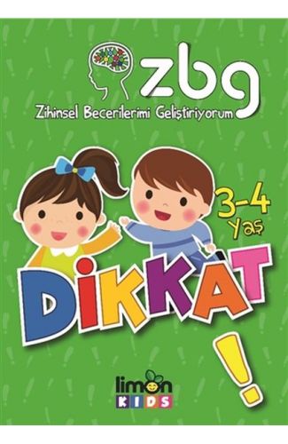 Zihinsel Becerilerimi Geliştiriyorum 3-4 Yaş Dikkat